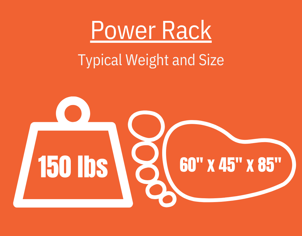 Power Rack Size and Weight
