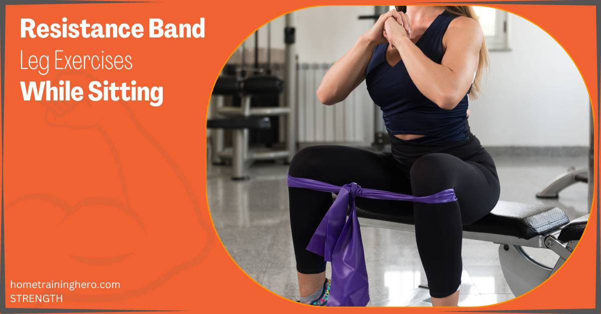 Resistance Band Leg Exercises While Sitting