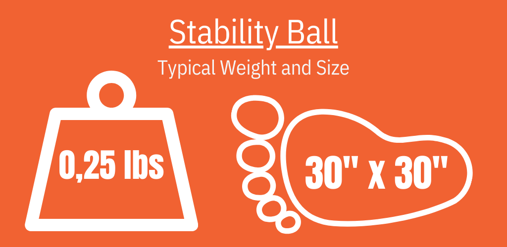 Stability Ball Size and Weight