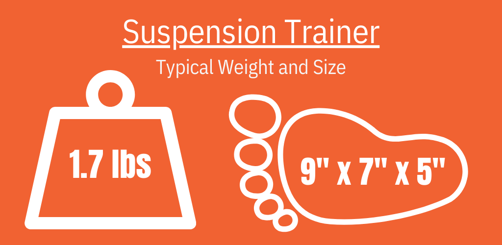 Suspension Trainer Size and Weight