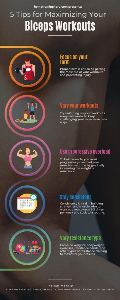 Tips for Maximizing Your Biceps Workouts [Infographics]